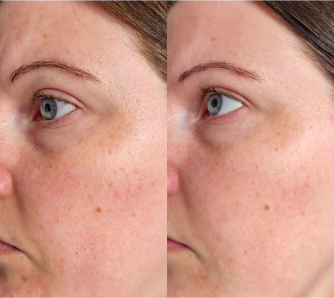 Customer before and after result