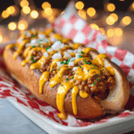 Spicy Chili Cheese Dog with SpicyLicious Drizzle