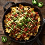 Loaded Nacho Bake with Beans and Salsa