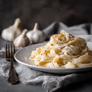 Creamy Alfredo with Roasted Garlic