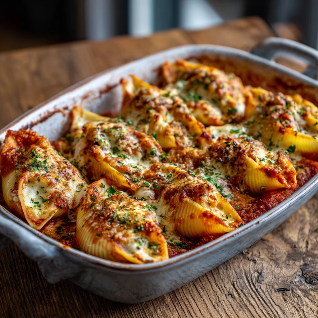 Cheesy Vegan Stuffed Shells