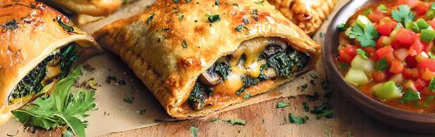 Cheesy Hot Pockets made in the air fryer