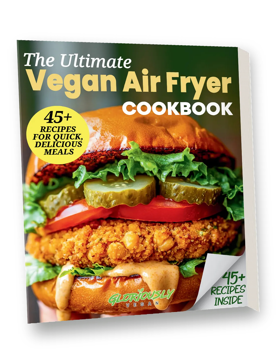 The Ultimate Vegan Air Fryer Cookbook, front cover