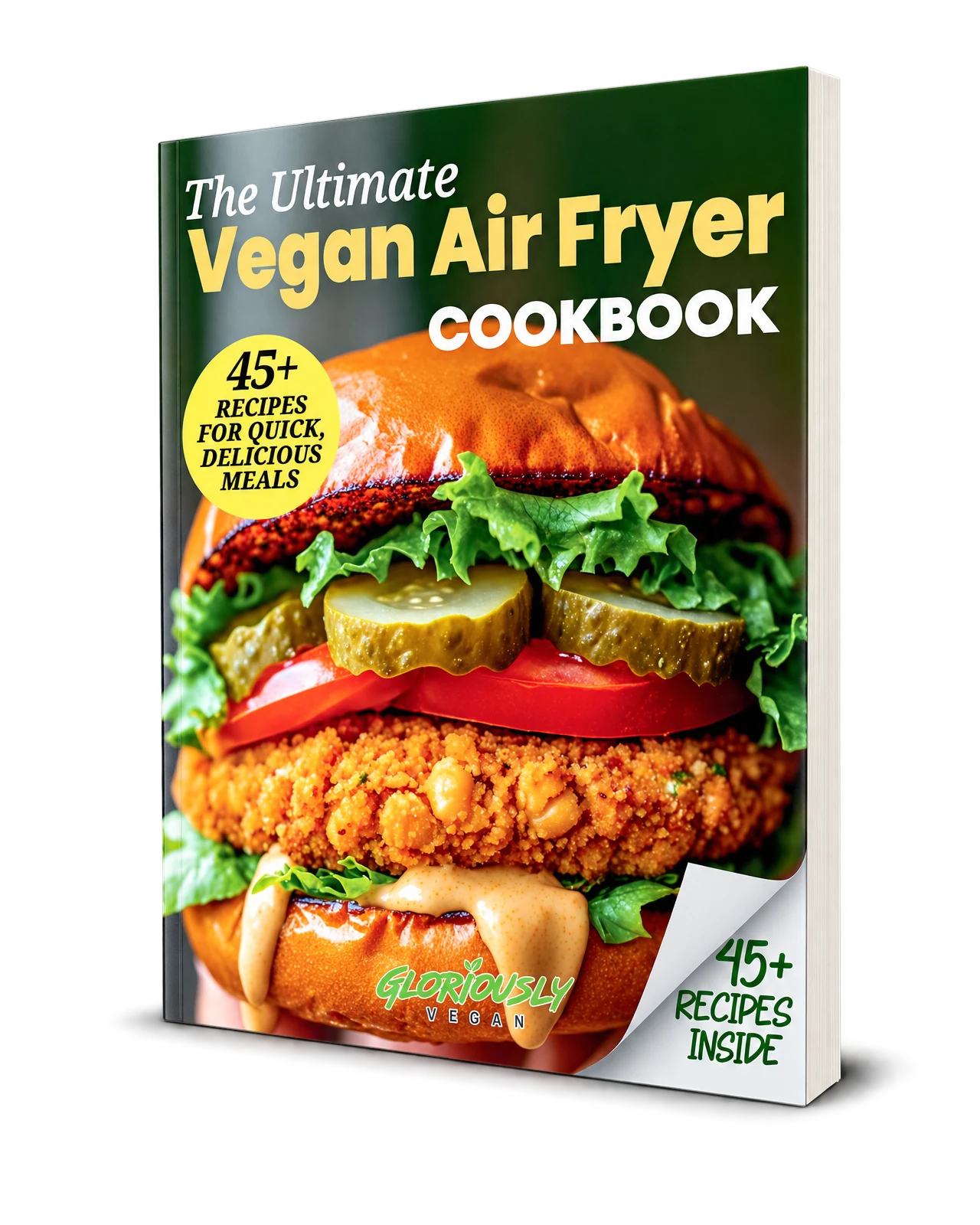 The Ultimate Vegan Air Fryer Cookbook, front cover