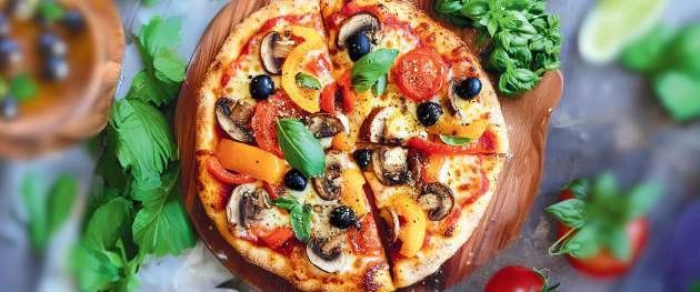 Vegan Pizza, photographed for The Air Fryer Cookbook