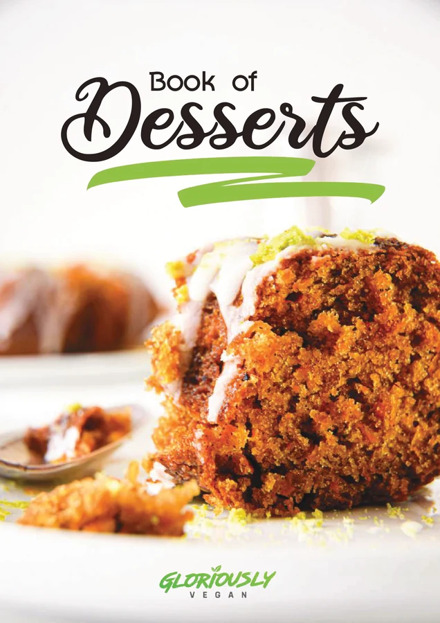 Gloriously Vegan Desserts, front cover