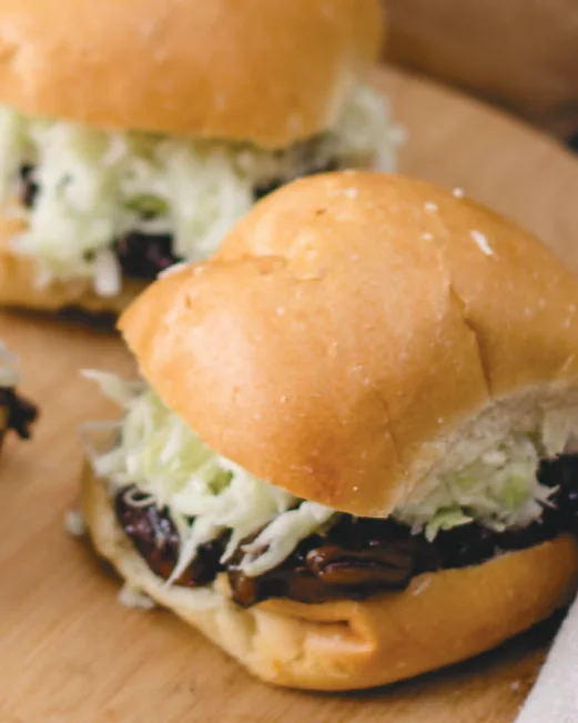 Jackfruit Sandwich, photographed for The Comfort Foods Cookbook