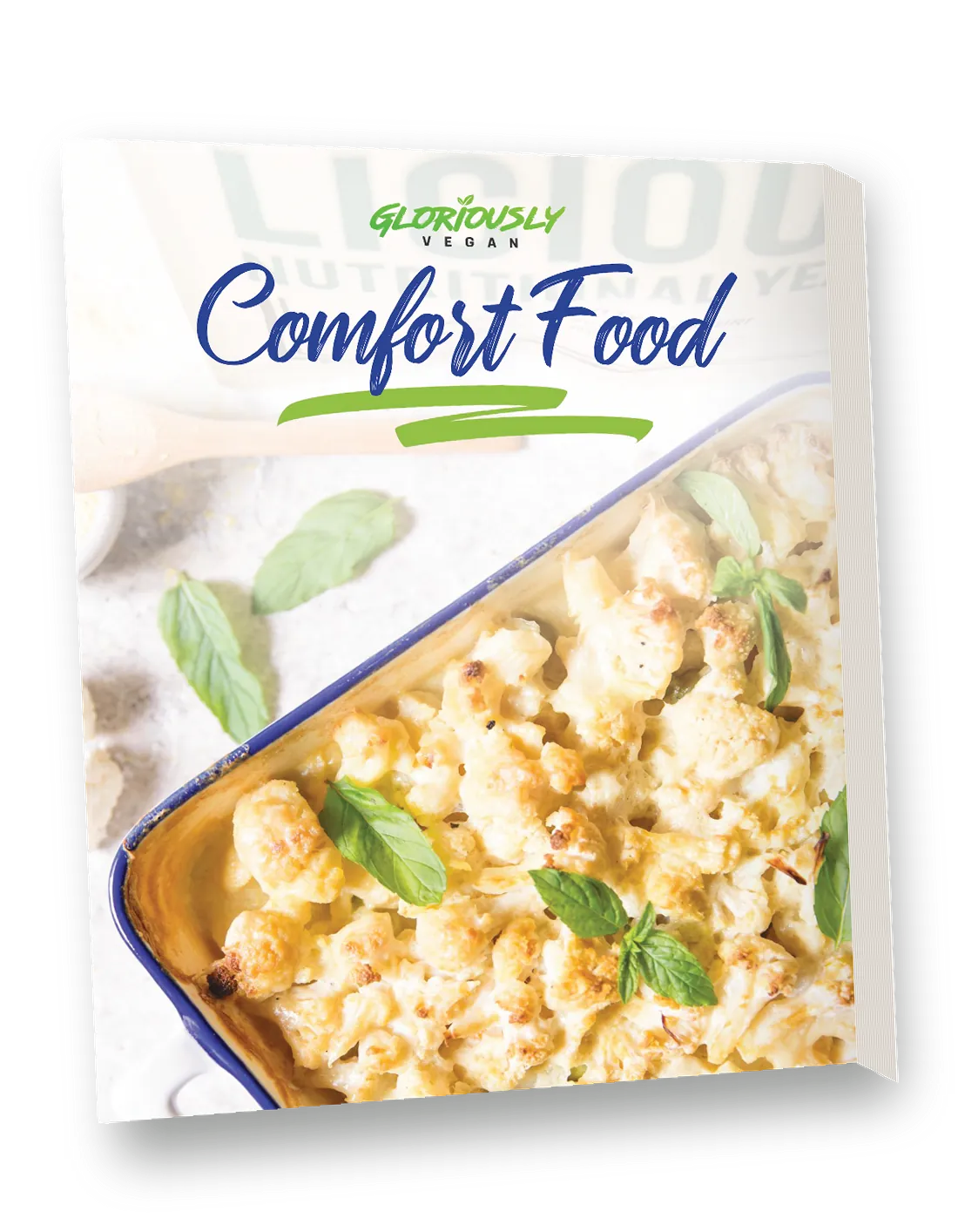 Gloriously Vegan Comfort Food cookbook, front cover