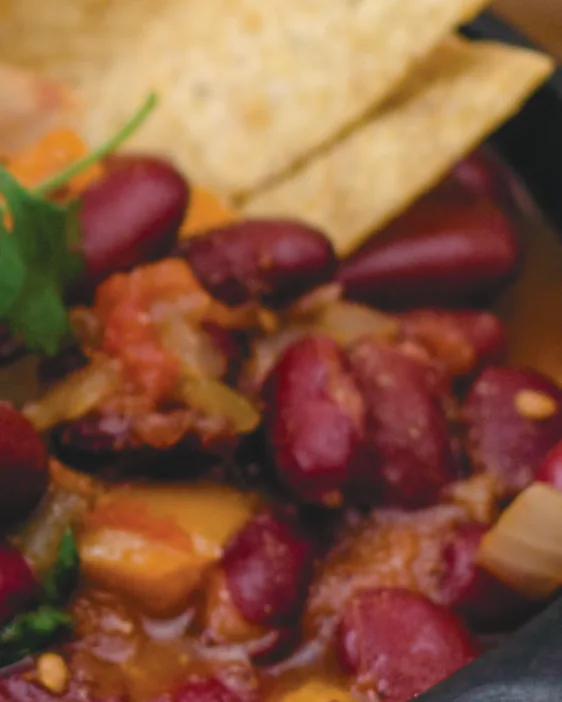 Vegan Chili, photographed for The Comfort Foods Cookbook