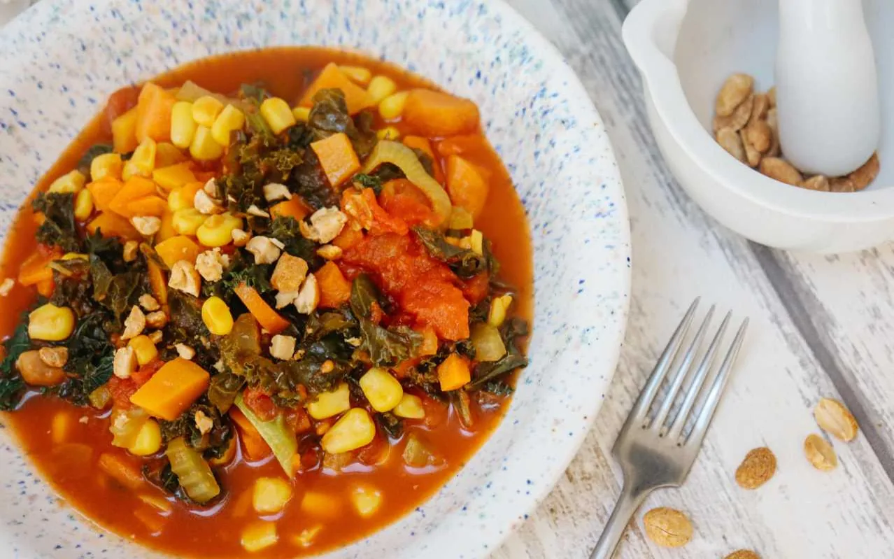 African Peanut Stew, photographed for the Slow Cooker Cookbook