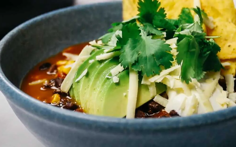 Fully-Loaded Tortilla Soup, photographed for The Slow Cooker Cookbook